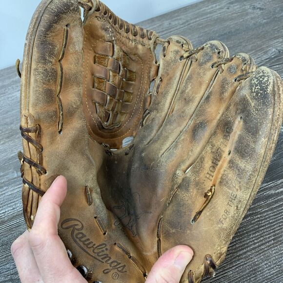 Vintage Rawlings Heart Of Hide HOH-77BC 13” Baseball Glove RHT Right Hand Throw - Picture 11 of 12